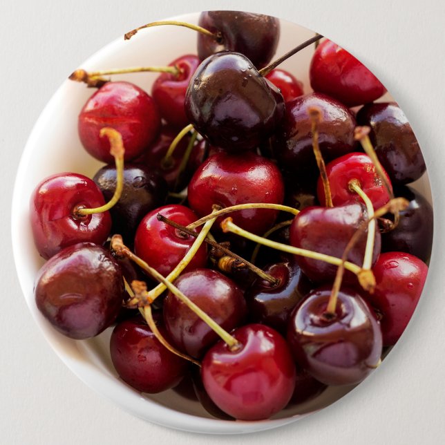 Cherries skål knapp (Framsida)
