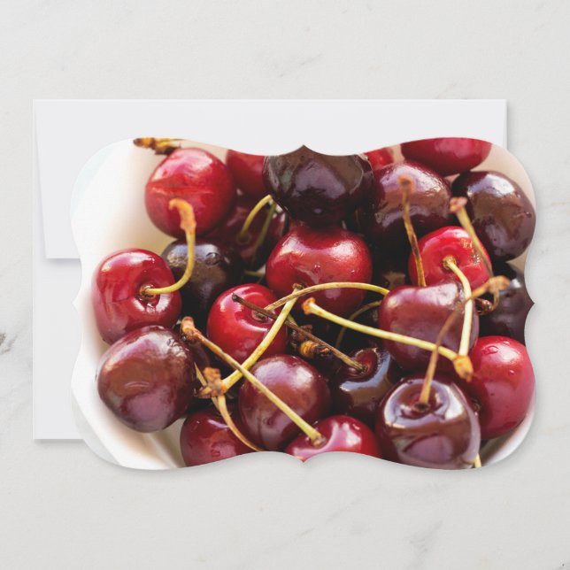 Cherries skål kort (Framsida)