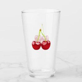 cherries two sides glaskopp