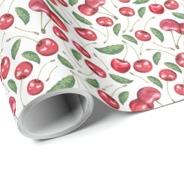 Cherries Wrapping Papper Presentpapper