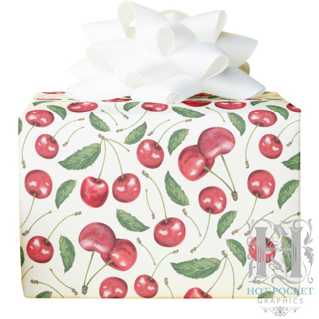 Cherries Wrapping Papper Presentpapper (Skapare uppladdad)