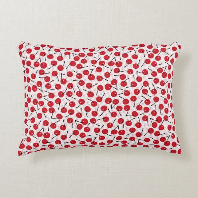 Cherry Accent Pillow Prydnadskudde (Framsidan)