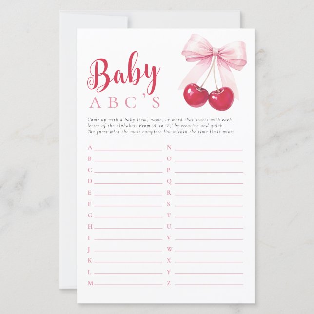 Cherry Baby ABCs Lek (Framsida)