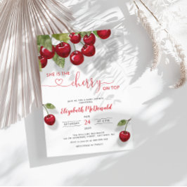 Cherry Baby Shower | Berry Sweet Baby Inbjudningar