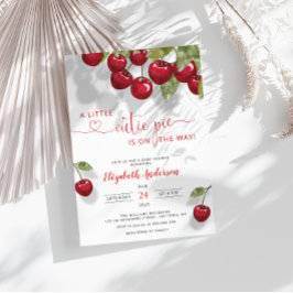 Cherry Baby Shower | Berry Sweet Baby Inbjudningar