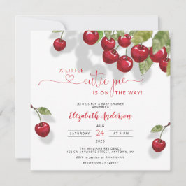 Cherry Baby Shower | Berry Sweet Baby Inbjudningar