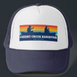 Cherry Bäck Reservoir Colorado Canoe Keps<br><div class="desc">Cherry Bäck Reservoir är en kuperad oas i Denver-området som erbjuder en mängd olika vatten- och landaktiviteter för utomhusentusiaster. Parken på 4 000 hektar och den moderna campingplatsen är öppen året runt. Visa fåglar och vilda djur,  återskapa eller slappna av med det stora Rocky mountains som bakgrund.</div>