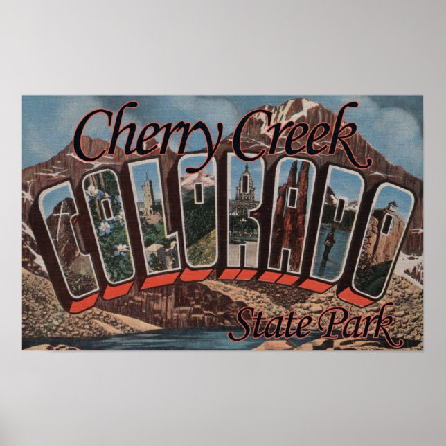 Cherry Bäck State Park, Colorado Poster (Framsidan)