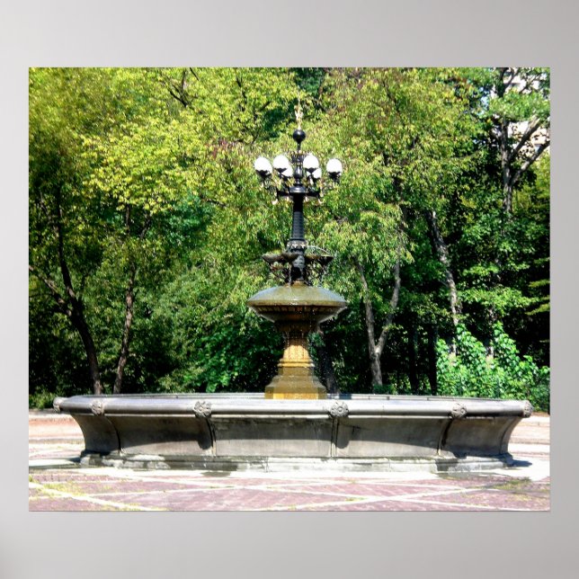 Cherry Backe Fontän Poster (Framsidan)