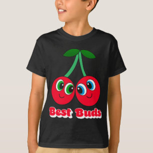 Cherry Best Girl Friend Girlkompis Smile Twin Berr T Shirt
