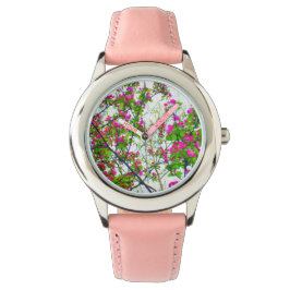 "Cherry Blommar Abstrakt" Watch Armbandsur
