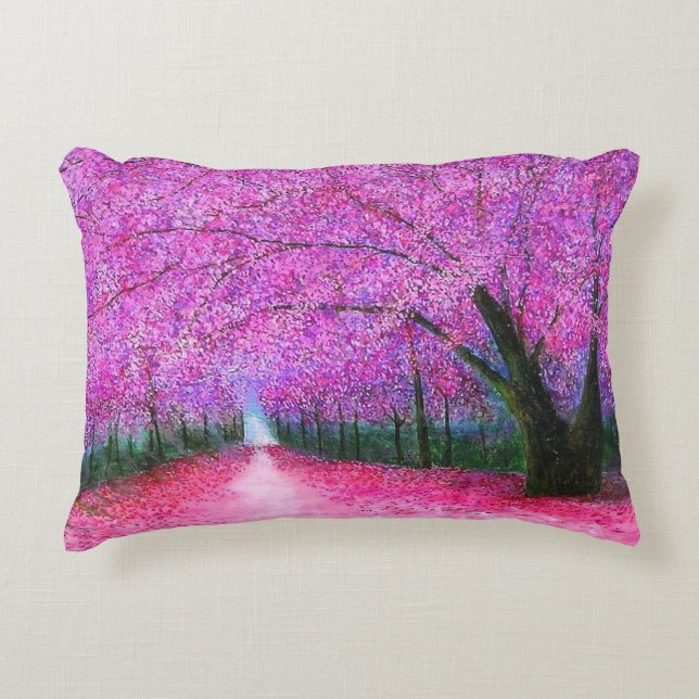 "Cherry Blommar" ACCENT PILLOW Prydnadskudde (Framsidan)