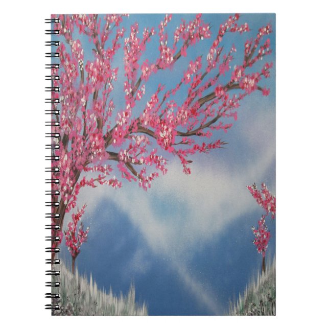 Cherry Blommar Anteckningsbok (Framsidan)