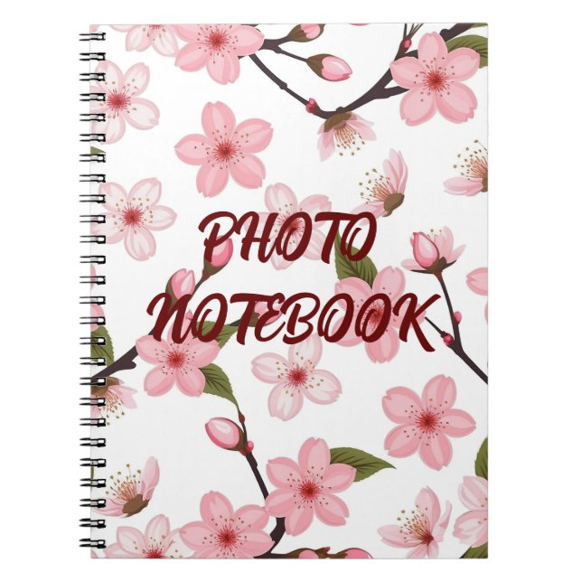 Cherry blommar anteckningsbok (Framsidan)