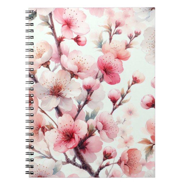 Cherry Blommar Anteckningsbok (Framsidan)