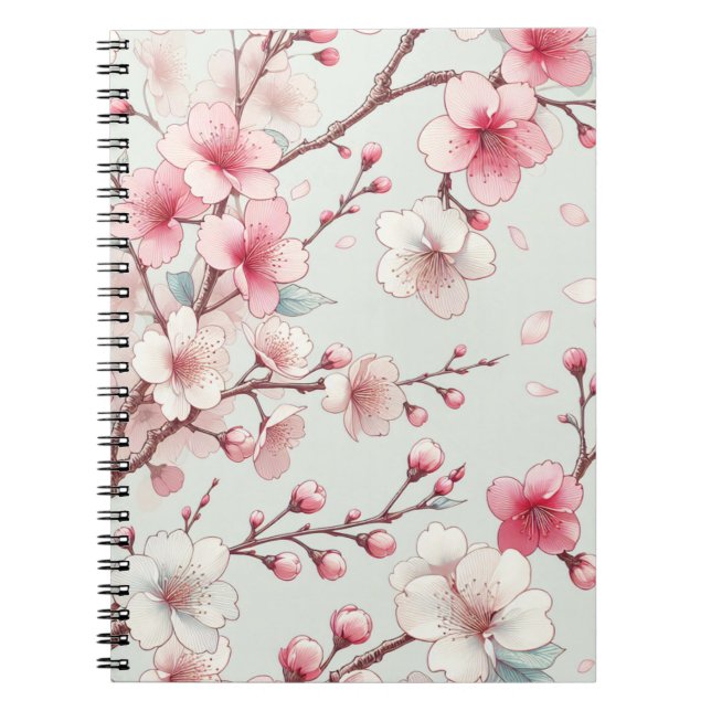 Cherry Blommar Anteckningsbok (Framsidan)