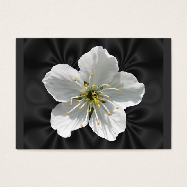 Cherry blommar ~ ATC Visitkort (Framsidan)