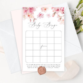 Cherry blommar babydusch bingo-spel