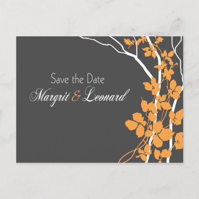 Cherry Blommar Bella Spara datum Meddelande Vykort (Framsida)