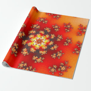 Cherry Blommar Blommigt Sprinkles Presentpapper