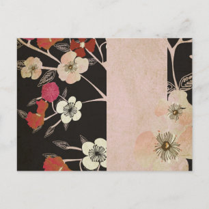 Cherry blommar blommor Postcard Vykort