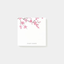 Cherry Blommar Bloom Post-it Block