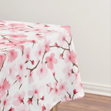 Cherry Blommar Bord Trasa Blommigt Flourish