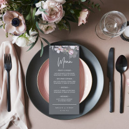 Cherry Blommar Bröllop Dinner Menu