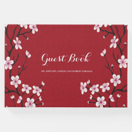 Cherry Blommar Bröllop gäst Gästböcker