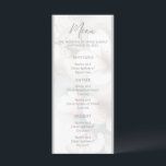 Cherry Blommar Bröllop Menu Meny<br><div class="desc">Underbart menyalternativ för bröllop-festligheter. Blommarna för körsbär är en känslig bakgrund för den här menyn. Menyobjekt finns längst fram. Använda mallen som ska anpassas.</div>