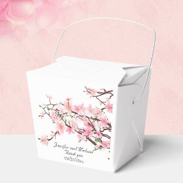 Cherry Blommar Bröllop Personalize Tack Presentaskar