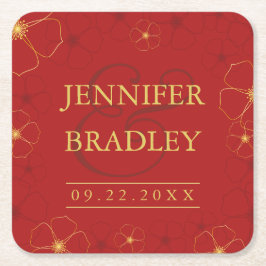 Cherry Blommar Bröllop Underlägg | ANPASSNINGSBAR