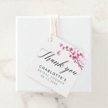 Cherry Blommar Calligraphy Rosa Tack