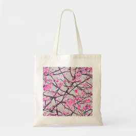 Cherry Blommar Canvas Tote Tygkasse