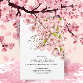 Cherry Blommar Delight Inbjudningskort för möhippa