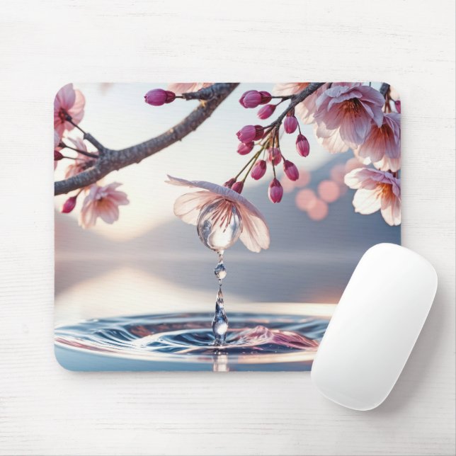 Cherry Blommar DewDrop Musmatta (Med mus)