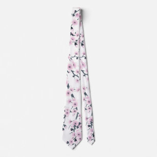 Cherry Blommar Dusky Rosa White Blommigt Slips