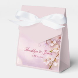 Cherry Blommar Elegant bröllop Favor Box Tält Presentaskar