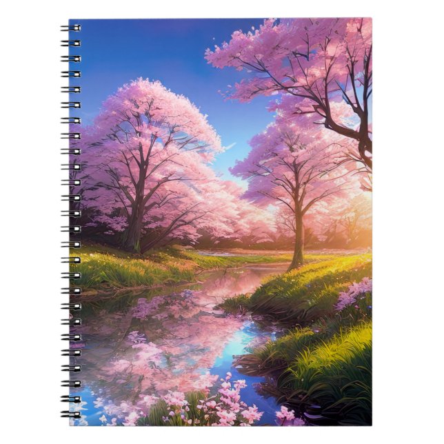 Cherry Blommar Euphoria Anteckningsbok (Framsidan)