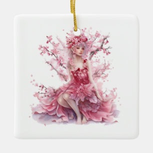 Cherry Blommar Fairy Princess Ornament