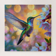 Cherry Blommar Fantasy Hummingbird