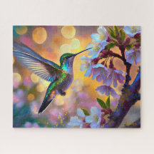 Cherry Blommar Fantasy Hummingbird