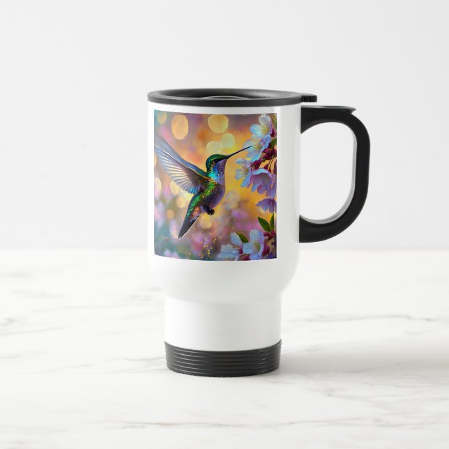 Cherry Blommar Fantasy Hummingbird Resemugg (Höger)