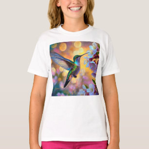 Cherry Blommar Fantasy Hummingbird T Shirt