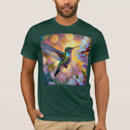 Cherry Blommar Fantasy Hummingbird T Shirt