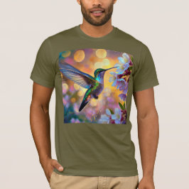 Cherry Blommar Fantasy Hummingbird T Shirt