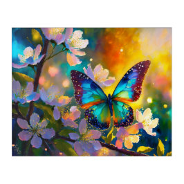 Cherry Blommar Fantasy Sunrise Butterfly