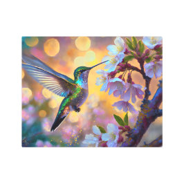 Cherry Blommar Fantasy Sunrise Hummingbird