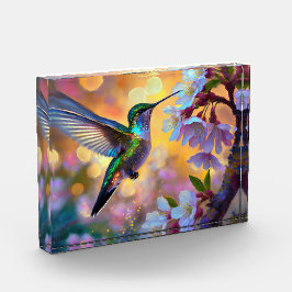 Cherry Blommar Fantasy Sunrise Hummingbird