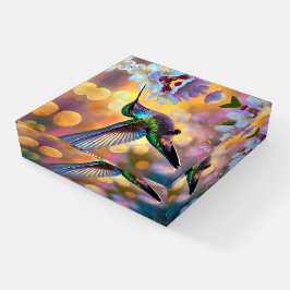 Cherry Blommar Fantasy Sunrise Hummingbird